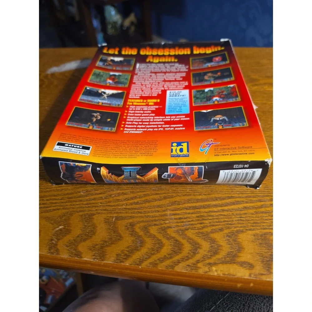 Doom II 2 PC Big Box Edition w/ Manual & Survival Guide CIB
